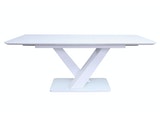 SalesFever® Esstisch Weiß 160 / 200 x 90 cm mit Ausziehfunktion Lumina 395721 Miniaturansicht - 3