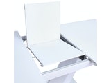 SalesFever® Esstisch Weiß 160 / 200 x 90 cm mit Ausziehfunktion Lumina 395721 Miniaturansicht - 4