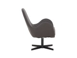 SalesFever® Sessel Dunkelgrau mit Drehfunktion Hilja 395646 Miniaturansicht - 3