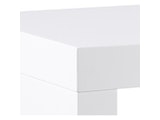 SalesFever® Bartisch 130x60 cm Weiß/Chrom  Arlo 398920 Miniaturansicht - 4