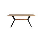 SalesFever® Tisch 160x90 cm 4 Beine durch eine Querstrebe verbunden 361566 Miniaturansicht - 1