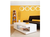 SalesFever® Couchtisch 120x60 cm Weiß Hochglanz White Line 399774 Miniaturansicht - 1