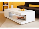 SalesFever® Couchtisch 120x60 cm Weiß Hochglanz White Line 399774 Miniaturansicht - 3