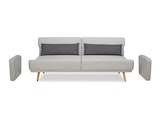 SalesFever® 3-Sitzer Sofa Webstoff Grau Olav 368527 Miniaturansicht - 2