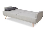 SalesFever® 3-Sitzer Sofa Webstoff Grau Olav 368527 Miniaturansicht - 4