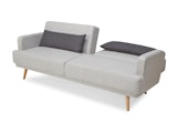 SalesFever® 3-Sitzer Sofa Webstoff Grau Olav 368527 Miniaturansicht - 6