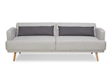 SalesFever® 3-Sitzer Sofa Webstoff Grau Olav 368527 Miniaturansicht - 14