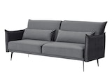 SalesFever® 3-Sitzer Sofa Samt Grau Liv 368510 Miniaturansicht - 1