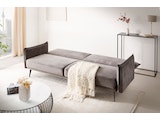 SalesFever® 3-Sitzer Sofa Samt Grau Liv 368510 Miniaturansicht - 6
