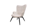 SalesFever® Sessel aus Strukturstoff in Beige Anjo 368114 Miniaturansicht - 1