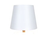 SalesFever® Tischleuchte Schwarz/Weiß 29 cm mit LED-Akku Liverpool 367292 Miniaturansicht - 4