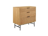 SalesFever® Kommode 80 cm mit 3 Schubladen aus Eiche Echtholzfurnier Lyon 371695 Miniaturansicht - 3