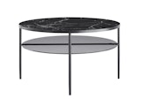 SalesFever® Couchtisch Ø 81 cm mit Tischplatte in Marmoroptik Schwarz NOCTIS 366905 Miniaturansicht - 4