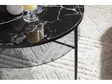 SalesFever® Couchtisch Ø 81 cm mit Tischplatte in Marmoroptik Schwarz NOCTIS 366905 Miniaturansicht - 7