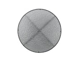 SalesFever® Couchtisch Ø 80 cm mit Glasplatte in Strukturoptik Schwarz VANTA 366912 Miniaturansicht - 5
