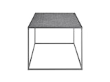 SalesFever® Couchtisch 110x55 cm mit Glasplatte in Strukturoptik Schwarz OBSIDIAN 366929 Miniaturansicht - 2