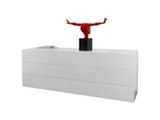 SalesFever® Sideboard Bulky weiß Hochglanz 1235 Miniaturansicht - 1