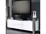 SalesFever® TV Board Dakuri mit Glasplatte Beine Edelstahl 11732 Miniaturansicht - 2