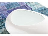 SalesFever® Couchtisch weiß hochglanz 115 cm Wohnzimmertisch oval JAIK n-9919 Miniaturansicht - 4