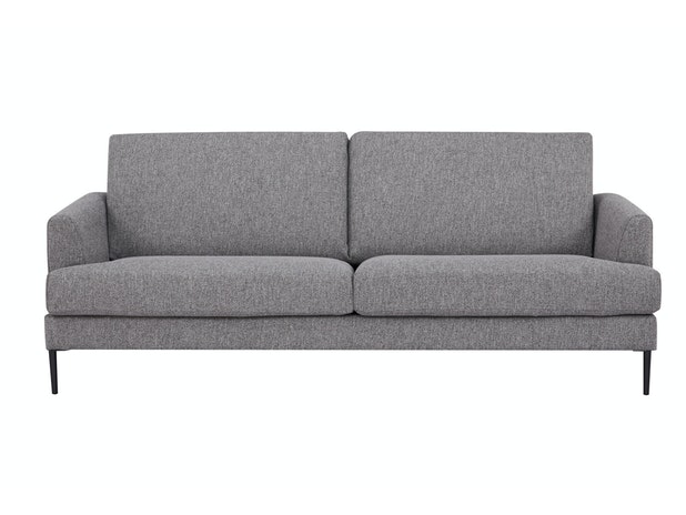 Sofa taupe 3-Sitzer Strukturstoff Tokyo 394595 von SalesFever®
