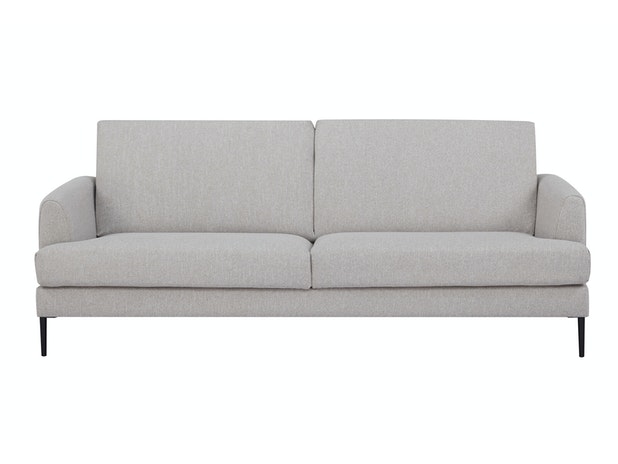 Sofa beige 3-Sitzer Strukturstoff Tokyo 394588 von SalesFever®