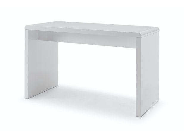 Schreibtisch 120x60 cm Weiß hochglanz lackiert Calvin 396872 von SalesFever®