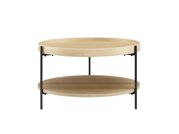 Couchtisch rund Ø 69 cm Arlo Eiche 367544 von SalesFever®