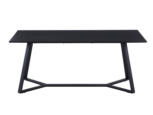 Tisch 180x90 cm MDF Tischplatte mit Metallgestell 361627 von SalesFever®