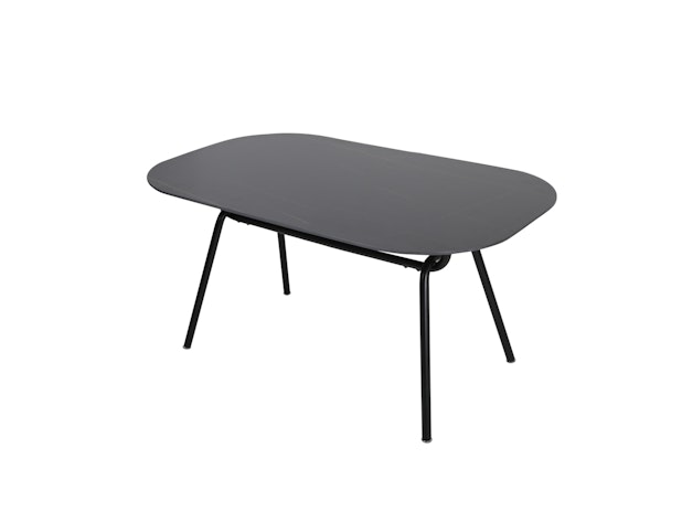 Tisch 150x90 cm abgerundete Ecken, Sintersteinplatte 361665 von SalesFever®