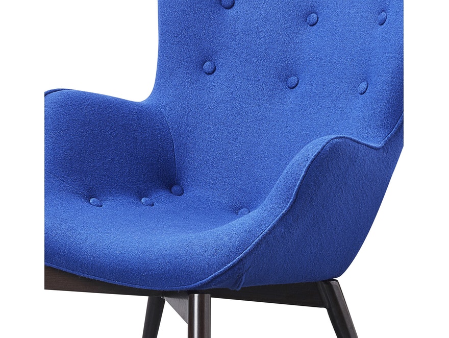 SalesFever® Skandinavischer saphirblau Sessel mit Armlehnen aus Webstoff Aksel 13730 - 6