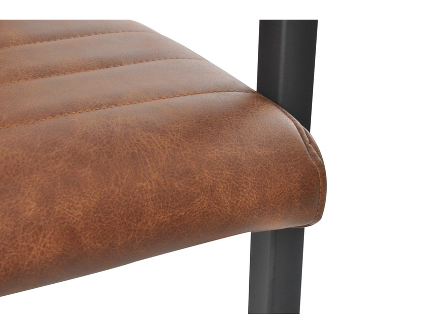 SalesFever® Baumkantentisch Stühle hellbraun 160 cm massiv NATUR 5tlg ALESSIA 13849 - 14