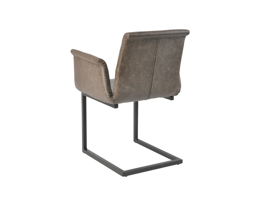 SalesFever® Baumkantentisch Stühle dunkelbraun Essgruppe 160 cm massiv NUSSBAUM 5tlg GAIA 13878 - 11