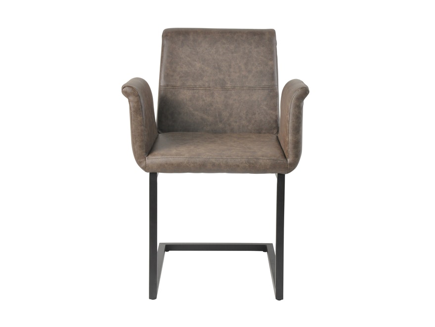 SalesFever® Baumkantentisch Essgruppe Stühle dunkelbraun 160 cm massiv COGNAC 5tlg GAIA 13890 - 9