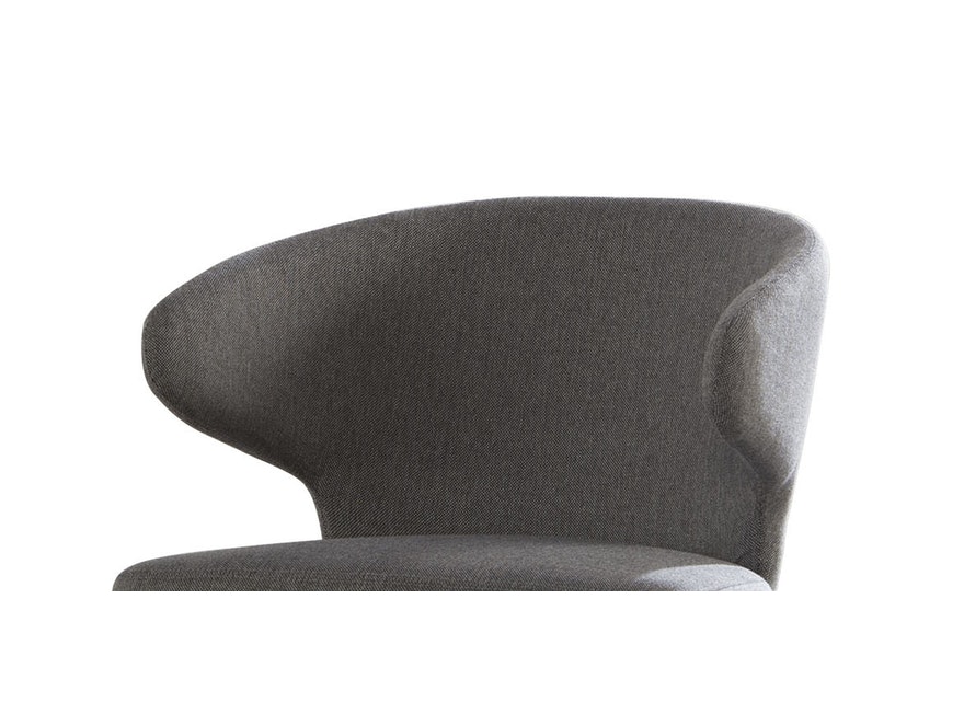SalesFever® Sessel Grau aus Textil mit Armlehnen und Eichengestell Valentin 4540/48R - 3