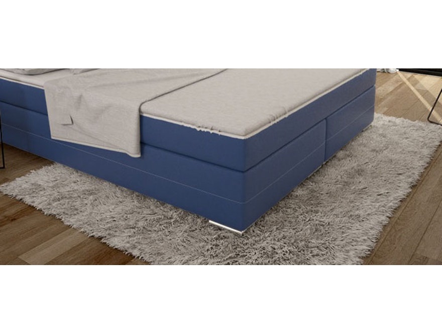 Innocent® Boxspringbett 180x200 cm blau Stoffbezug LED DALIAN 12620 - 4