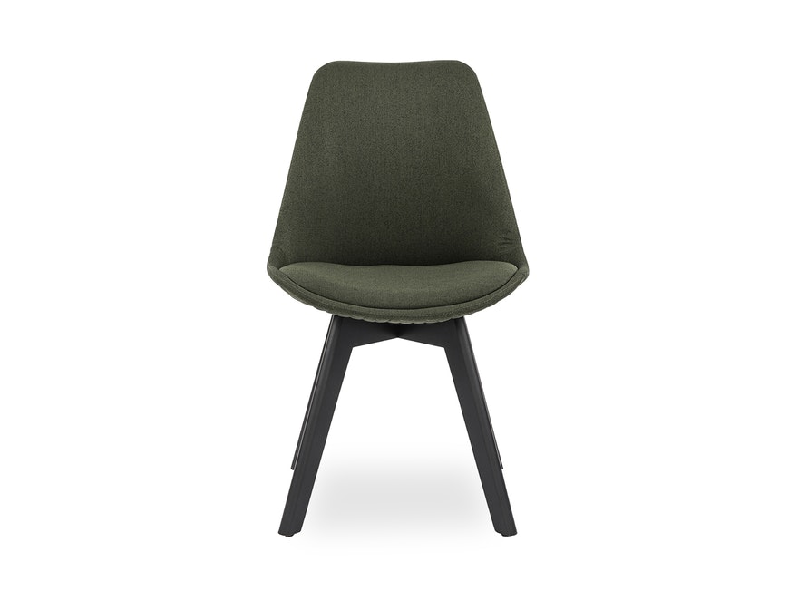 SalesFever® Esszimmerstuhl grün 2er Set Stoff mit Steppung und Sitzkissen Cleo 389850 - 3