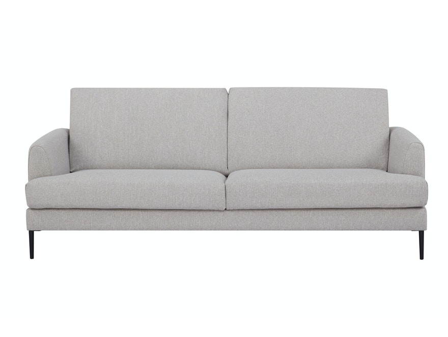 SalesFever® Sofa beige 3-Sitzer Strukturstoff Tokyo 394588 - 1