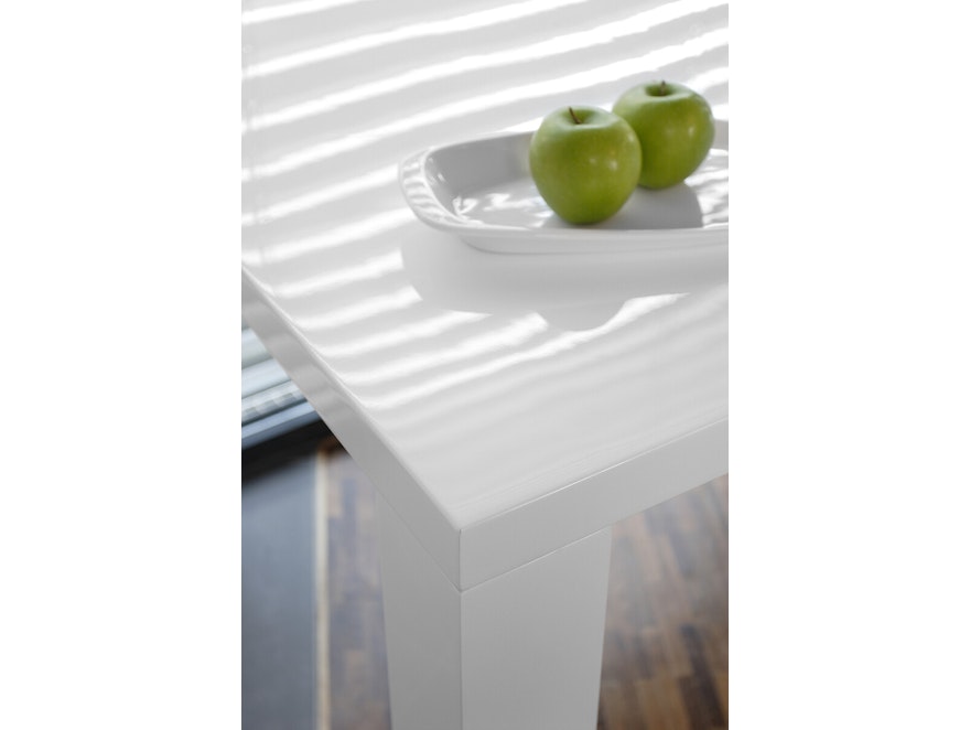SalesFever® Essgruppe Weiß Luke 180 x 90 cm 5tlg. Tisch & 4 Stühle Lio 393390 - 4