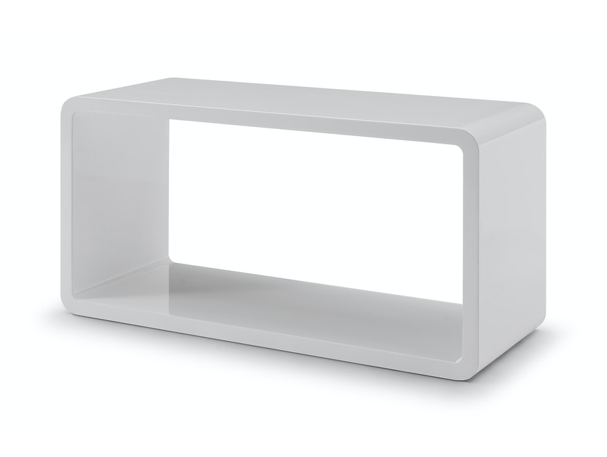 SalesFever® Regalelement rechteckig Cube Weiß Lounge Cube 396926 - 1