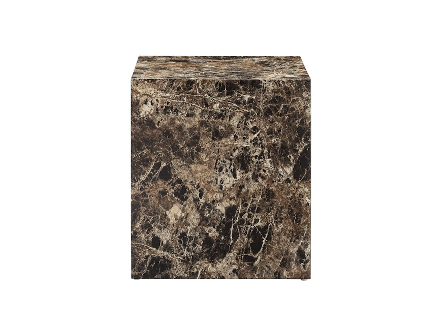 SalesFever® Beistelltisch 45x45 cm in Marmoroptik Braun DALLAS 367018 - 5