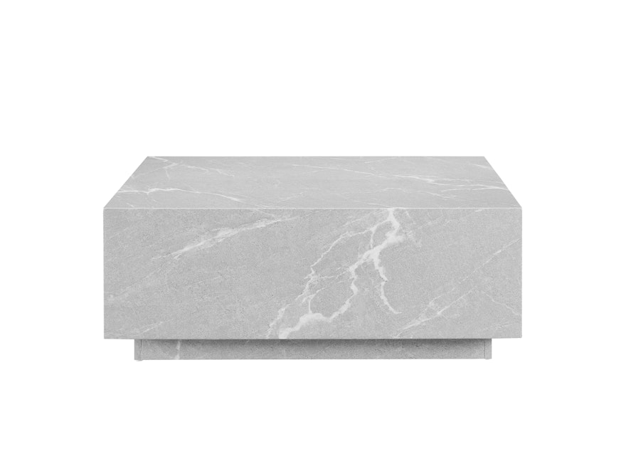 SalesFever® Couchtisch Grau 90x90 cm in Marmoroptik Jaxon 368053 - 3