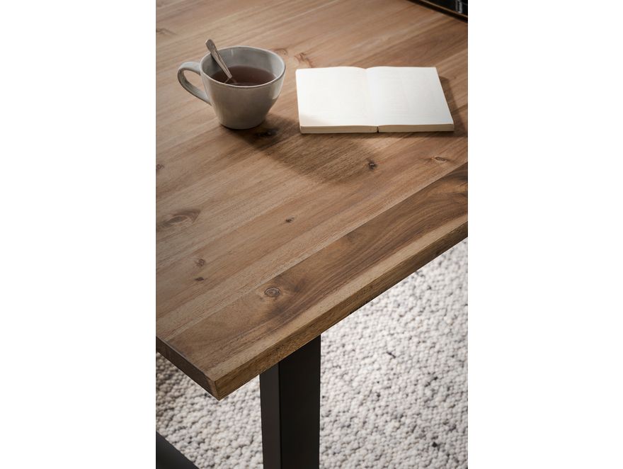 SalesFever® Essgruppe 5-tlg. 160x90 cm Nussbaum Senfgelb Layne- Fiona 371244 - 13