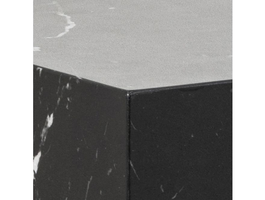 SalesFever® Beistelltisch 2er Set in Marmoroptik Schwarz Callum 368299 - 3
