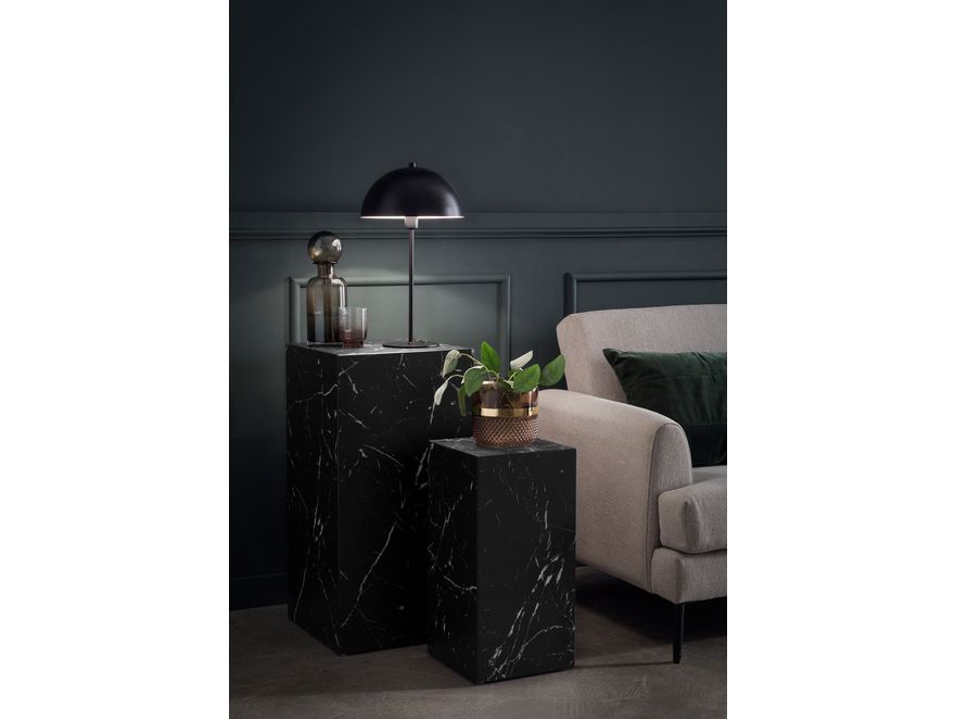 SalesFever® Beistelltisch 2er Set in Marmoroptik Schwarz Callum 368299 - 4