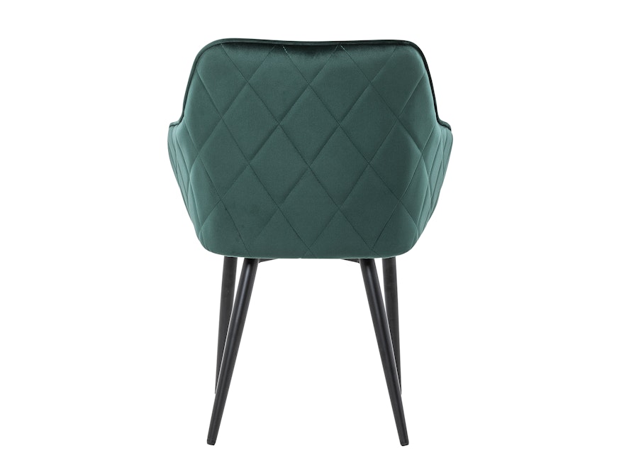 SalesFever® Essgruppe 6-tlg. 200x100 cm Akazie Stühle/Bank Samt Grün Saira-Freja-Finja 368220 - 5