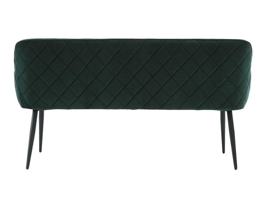 SalesFever® Essgruppe 6-tlg. 220x110 cm Akazie Stühle/Bank Samt Grün Saira-Freja-Finja 368237 - 10