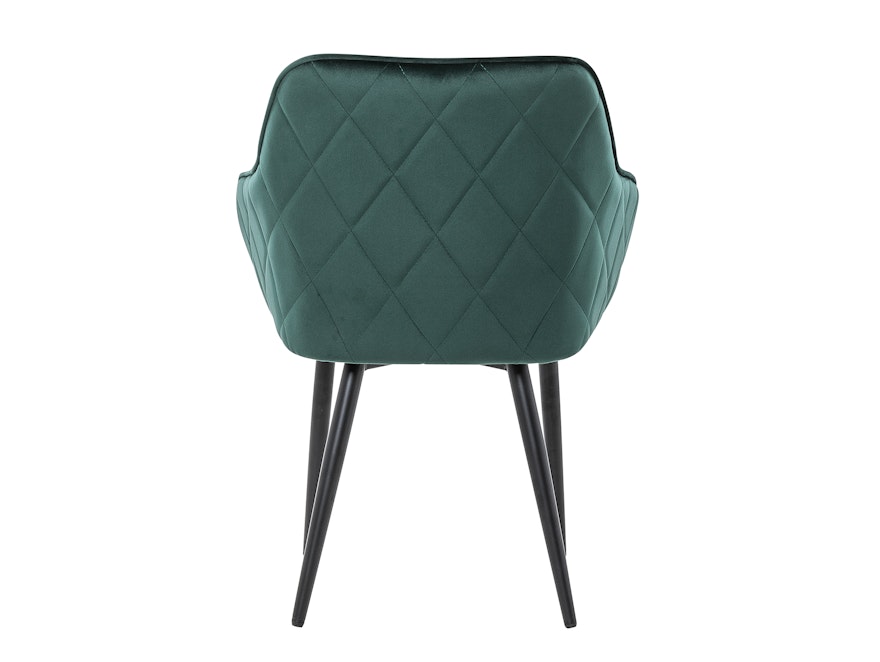 SalesFever® Essgruppe 6-tlg. 220x110 cm Akazie Stühle/Bank Samt Grün Saira-Freja-Finja 368237 - 6