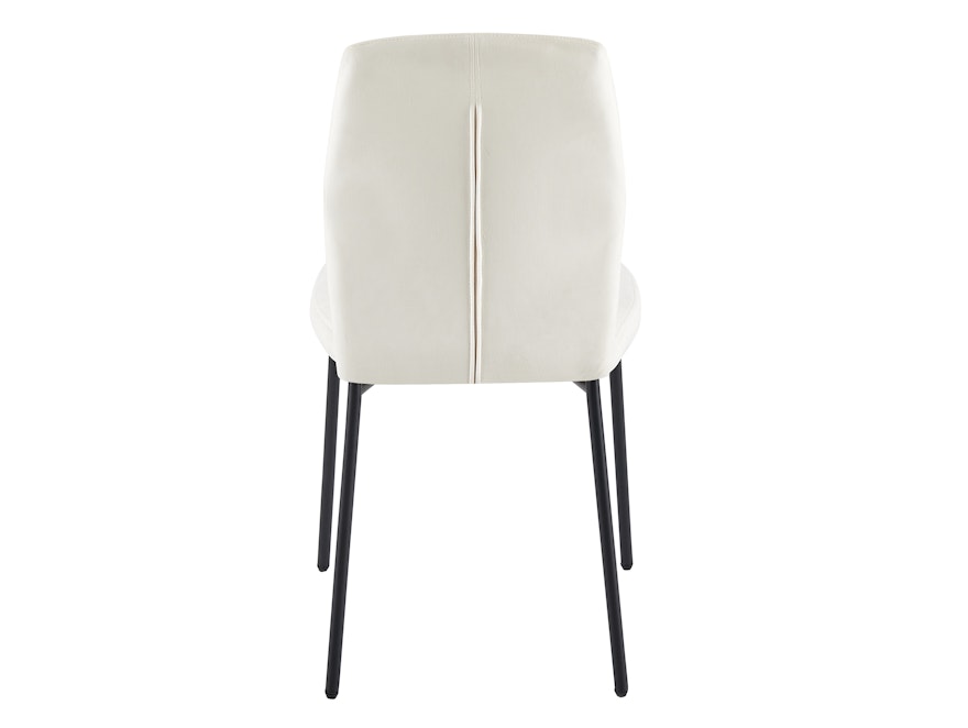 SalesFever® Stuhl 2er Set aus Samt mit Wabensteppung Beige Freddie 371398 - 5
