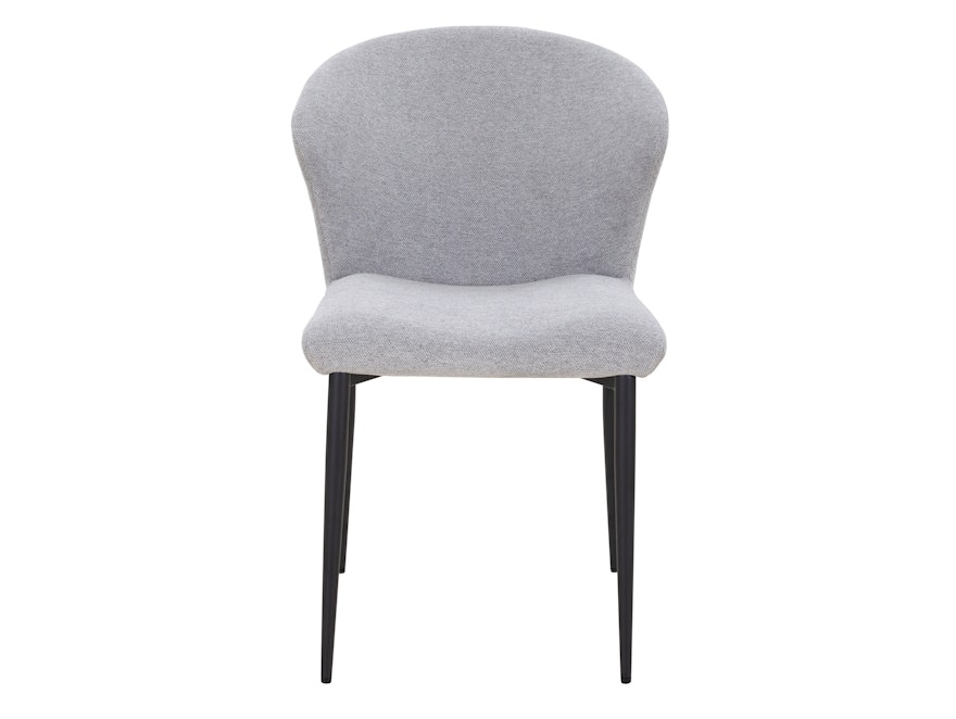 SalesFever® Esszimmerstuhl 2er Set mit Strukturstoff in Baumwolloptik Grau Hygge 369012 - 2