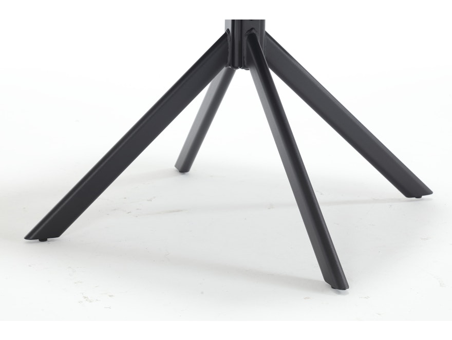 SalesFever® Armlehnstuhl mit 360° Drehfunktion aus Strukturstoff Grau Linus 367742 - 11